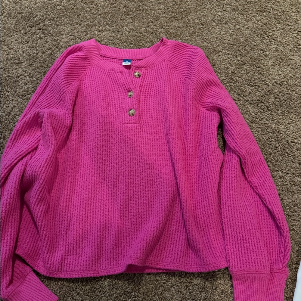 Old Navy Pink cropped sweater
